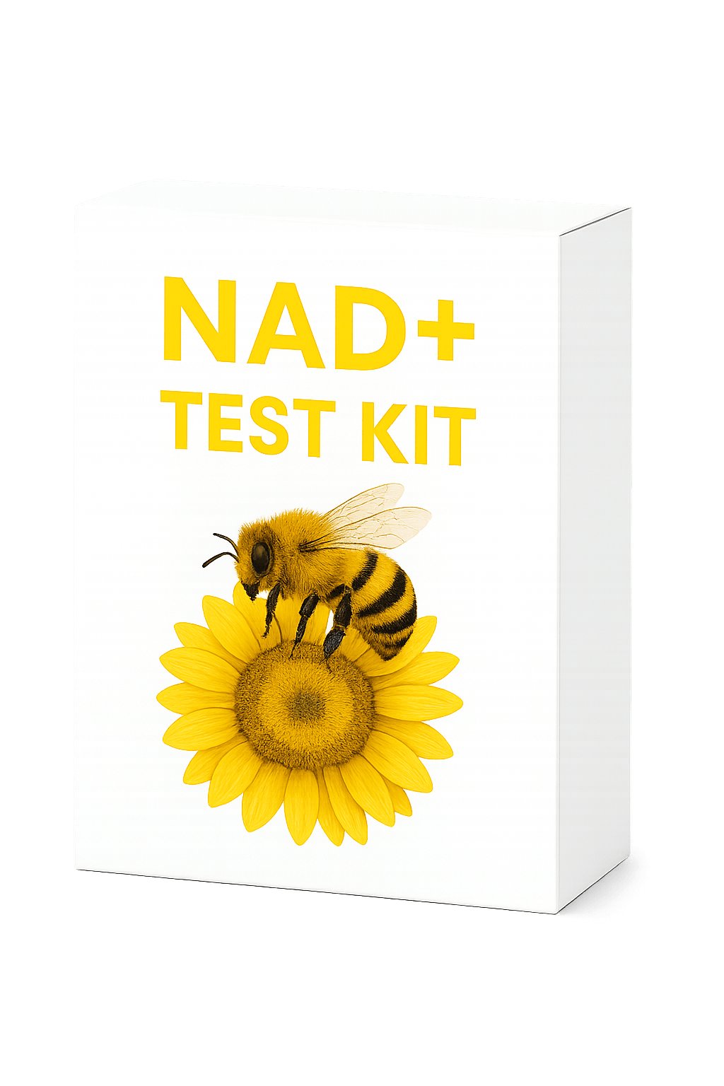 NAD+ Test Kit with Bee on Sunflower